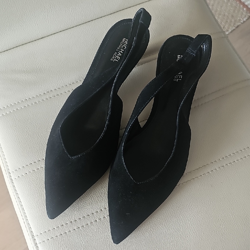 Michael Kors Elegant Black Slingback Heels